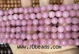 CCN5721 15 inches 8mm faceted round candy jade beads