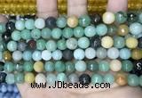 CCN5741 15 inches 8mm faceted round candy jade beads