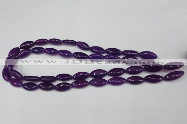 CCN576 15.5 inches 10*20mm marquise candy jade beads wholesale