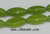 CCN577 15.5 inches 10*20mm marquise candy jade beads wholesale