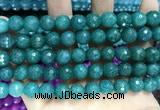 CCN5783 15 inches 10mm faceted round candy jade beads