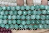 CCN5786 15 inches 10mm faceted round candy jade beads