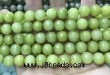 CCN5792 15 inches 10mm faceted round candy jade beads