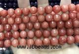 CCN5806 15 inches 10mm faceted round candy jade beads