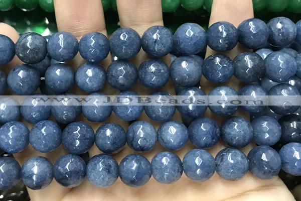 CCN5815 15 inches 10mm faceted round candy jade beads