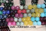 CCN5819 15 inches 10mm faceted round candy jade beads