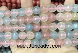 CCN5822 15 inches 10mm faceted round candy jade beads