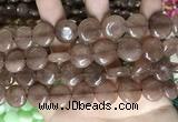 CCN5866 15 inches 15mm flat round candy jade beads Wholesale