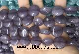 CCN5871 15 inches 15mm flat round candy jade beads Wholesale