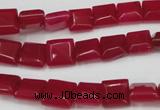 CCN588 15.5 inches 8*8mm square candy jade beads wholesale