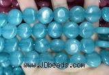 CCN5893 15 inches 15mm flat round candy jade beads Wholesale