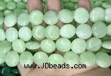 CCN5900 15 inches 15mm flat round candy jade beads Wholesale