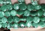 CCN5909 15 inches 15mm flat round candy jade beads Wholesale