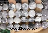 CCN5915 15 inches 15mm flat round candy jade beads Wholesale