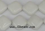 CCN595 15.5 inches 15*15mm diamond candy jade beads wholesale