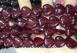 CCN5953 15 inches 14*14mm heart candy jade beads Wholesale