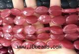 CCN5969 15 inches 13*18mm faceted oval candy jade beads