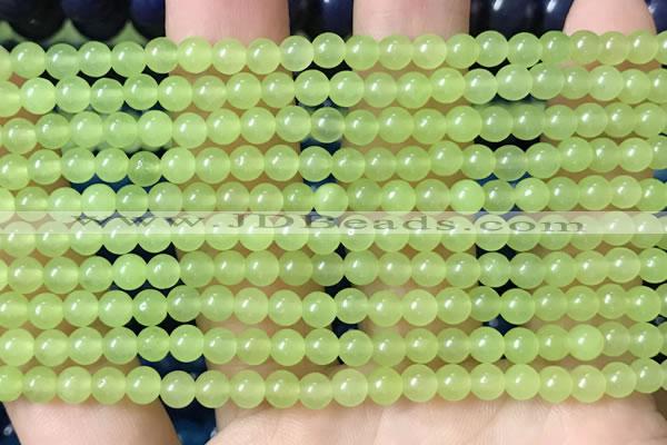 CCN6027 15.5 inches 4mm round candy jade beads Wholesale