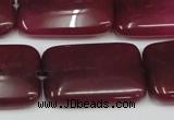 CCN613 15.5 inches 20*30mm rectangle candy jade beads wholesale