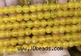 CCN6341 6mm, 8mm, 10mm, 12mm & 14mm faceted round candy jade beads