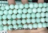 CCN6360 15.5 inches 6mm, 8mm, 10mm & 12mm round matte candy jade beads