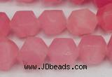 CCN661 15.5 inches 15*15mm faceted nuggets candy jade beads