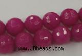 CCN754 15.5 inches 4mm faceted round candy jade beads wholesale