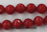 CCN756 15.5 inches 4mm faceted round candy jade beads wholesale