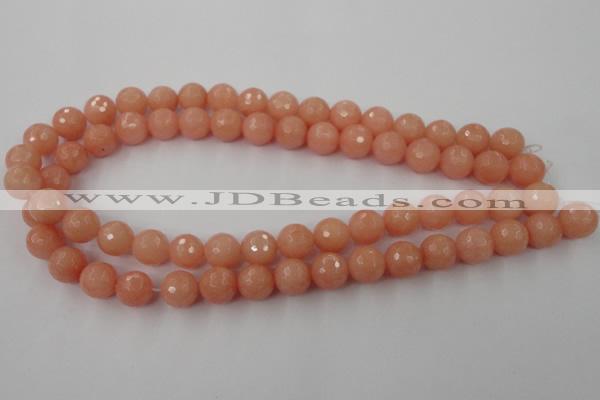 CCN758 15.5 inches 4mm faceted round candy jade beads wholesale