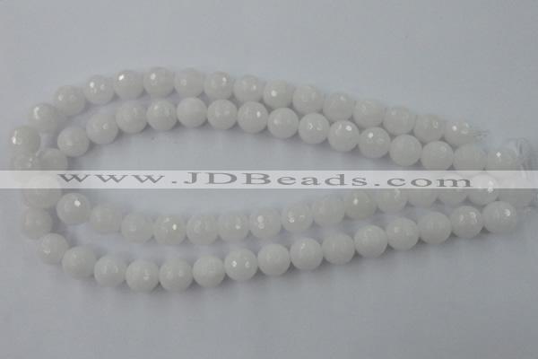 CCN785 15.5 inches 8mm faceted round candy jade beads wholesale