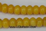 CCN91 15.5 inches 8*12mm rondelle candy jade beads wholesale