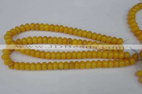 CCN91 15.5 inches 8*12mm rondelle candy jade beads wholesale