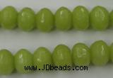 CCN912 15.5 inches 9*12mm faceted rondelle candy jade beads