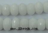 CCN915 15.5 inches 10*14mm faceted rondelle candy jade beads