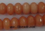 CCN917 15.5 inches 10*14mm faceted rondelle candy jade beads