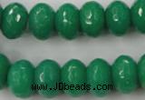 CCN924 15.5 inches 10*14mm faceted rondelle candy jade beads