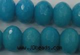 CCN951 15.5 inches 14*18mm faceted rondelle candy jade beads