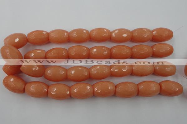 CCN959 15.5 inches 18*25mm faceted drum candy jade beads