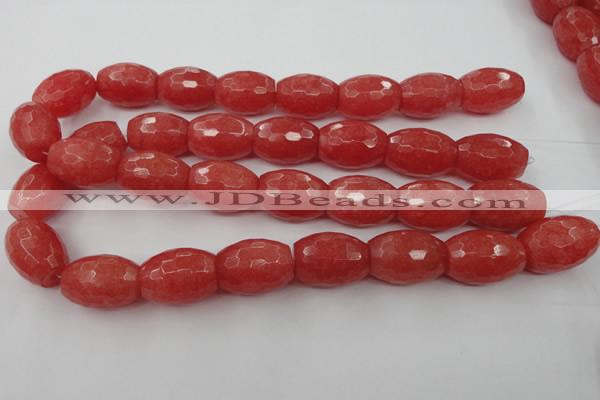 CCN960 15.5 inches 18*25mm faceted drum candy jade beads