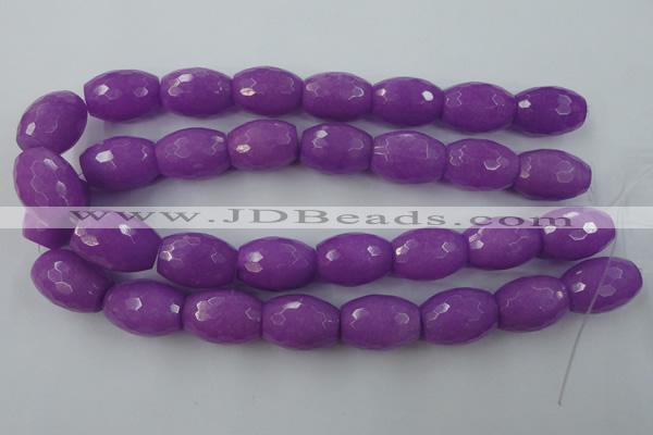 CCN961 15.5 inches 18*25mm faceted drum candy jade beads