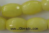 CCN964 15.5 inches 18*25mm faceted drum candy jade beads