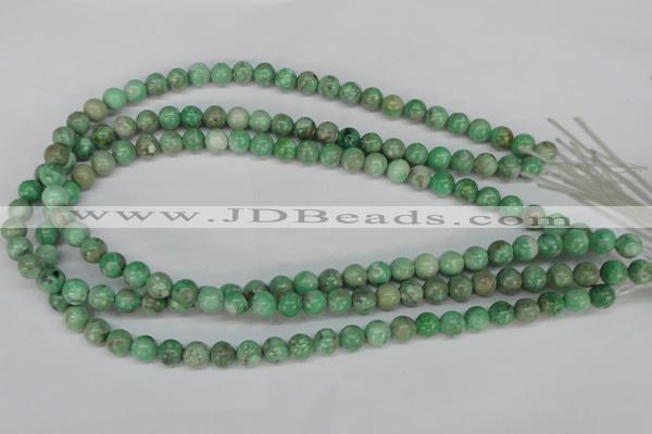 CCO102 15.5 inches 8mm round dyed natural chrysotine beads