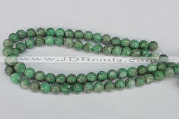 CCO104 15.5 inches 12mm round dyed natural chrysotine beads