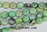 CCO31 15.5 inches 8mm flat round natural chrysotine beads