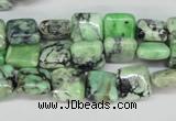 CCO40 15.5 inches 10*10mm square natural chrysotine beads