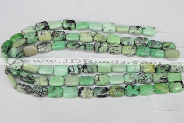 CCO43 15.5 inches 13*18mm rectangle natural chrysotine beads