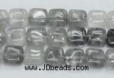 CCQ193 15.5 inches 10*10mm square cloudy quartz beads wholesale