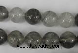 CCQ304 15.5 inches 12mm round cloudy quartz beads wholesale