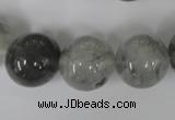 CCQ306 15.5 inches 16mm round cloudy quartz beads wholesale