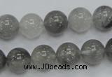 CCQ53 15.5 inches 12mm round cloudy quartz beads wholesale